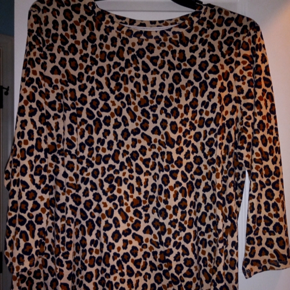 Cheeta print blouse